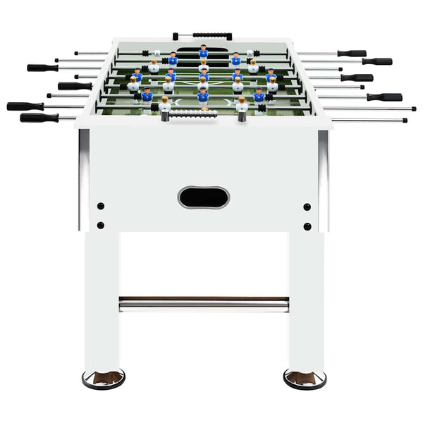 Weißer Stahl-Kickertisch (140cm)