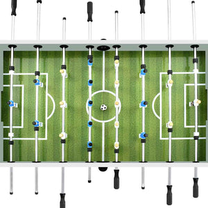 Weißer Stahl-Kickertisch (140cm)