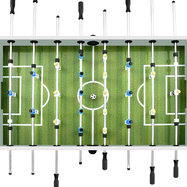 Weißer Stahl-Kickertisch (140cm)
