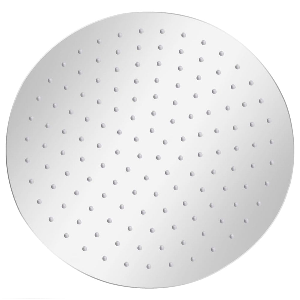 vidaXL Pommeau de douche pluie en acier inoxydable 304 30 cm Rond