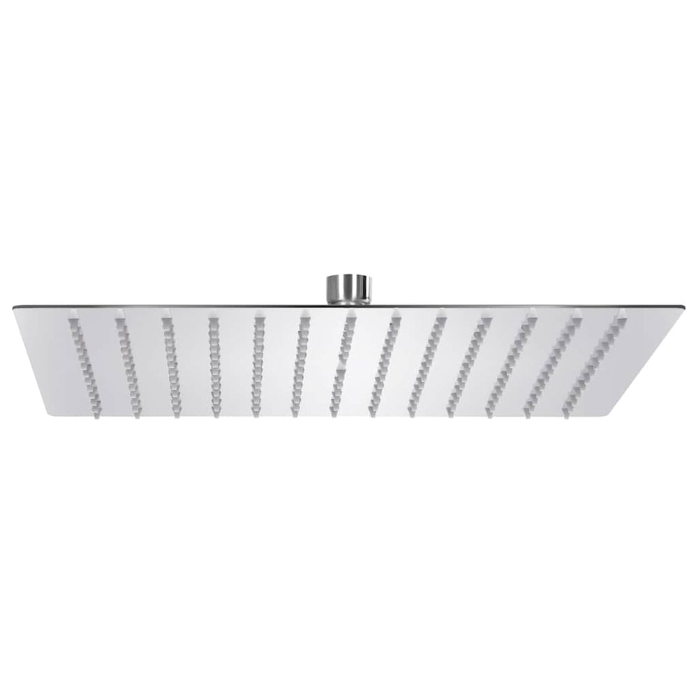 vidaXL Pomme de douche à effet pluie en acier inoxydable 304 30x30 cm Carrée
