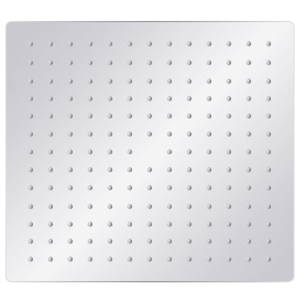 vidaXL Pomme de douche à effet pluie en acier inoxydable 304 30x30 cm Carrée
