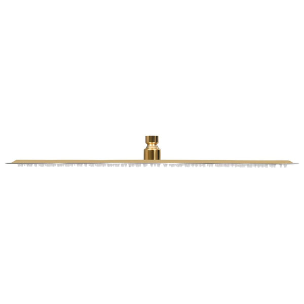 Regenbrause Edelstahl 50 cm Rund Golden