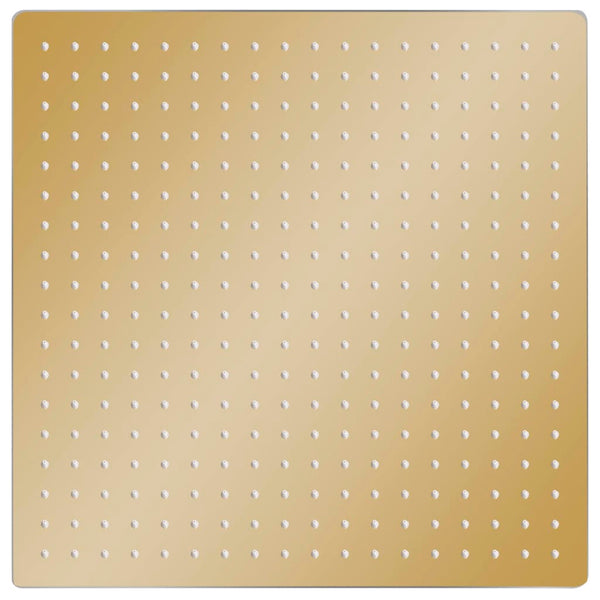 Regenbrause Edelstahl 50x50 cm Quadrat Golden