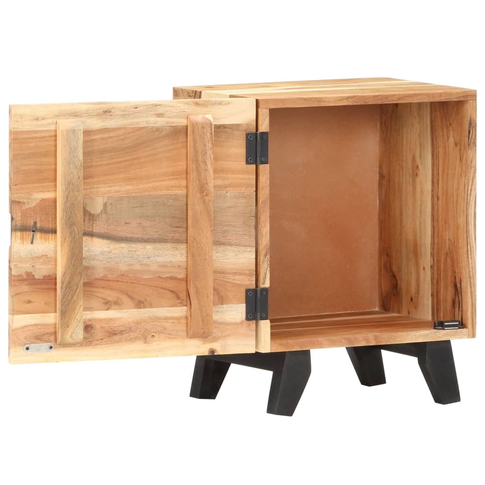 Nachttisch Akazie Massivholz 40x30x51 cm