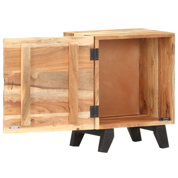 Nachttisch Akazie Massivholz 40x30x51 cm