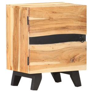 Nachttisch Akazie Massivholz 40x30x51 cm
