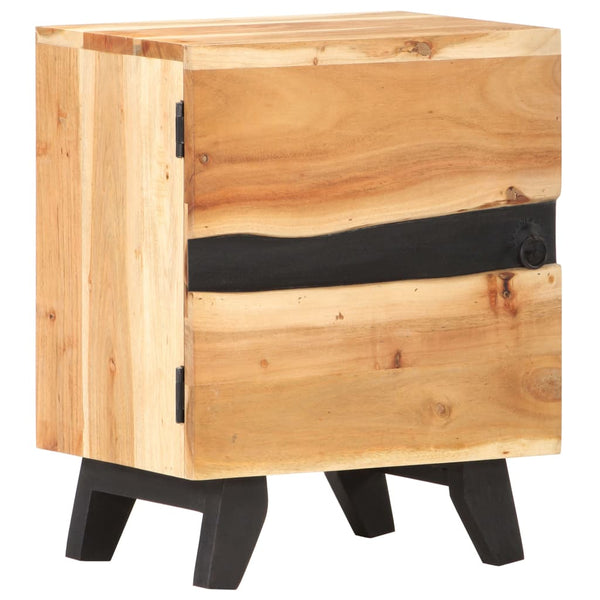Nachttisch Akazie Massivholz 40x30x51 cm