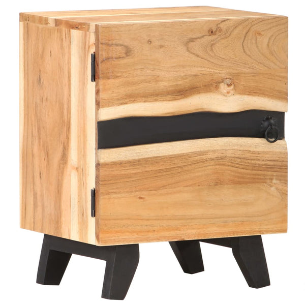 Nachttisch Akazie Massivholz 40x30x51 cm