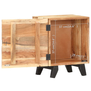 Nachttisch Akazie Massivholz 40x30x51 cm