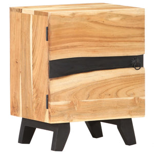 Nachttisch Akazie Massivholz 40x30x51 cm