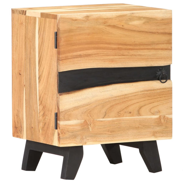 Nachttisch Akazie Massivholz 40x30x51 cm