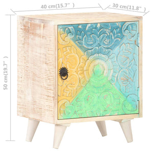 Nachttisch Akazie Massivholz 40x30x50 cm