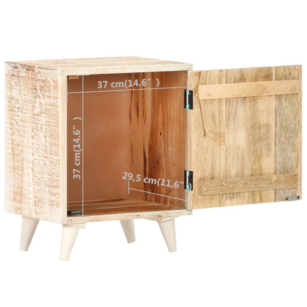 Nachttisch Akazie Massivholz 40x30x50 cm