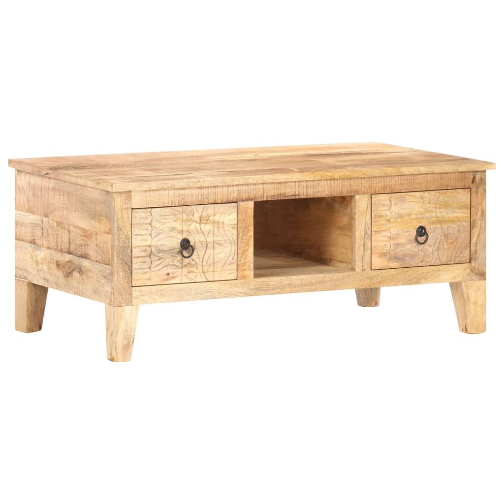 Couchtisch aus Mangoholz, 100x55 cm