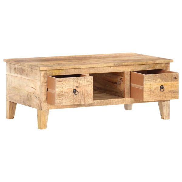 Couchtisch aus Mangoholz, 100x55 cm
