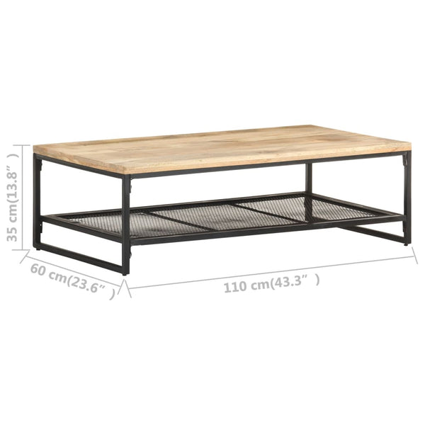 Couchtisch Mango Massivholz 110x60 cm