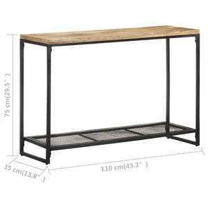 Konsolentisch Mango Massivholz 110 cm
