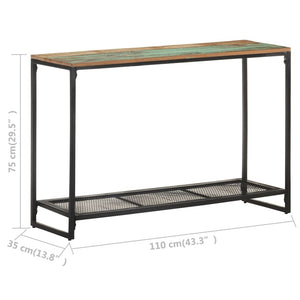 Konsolentisch Recyceltes Massivholz 110 cm