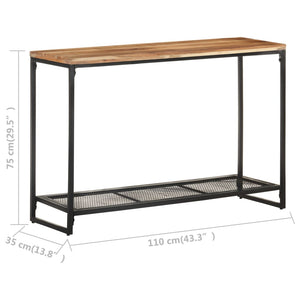 Massivholz Konsolentisch Akazie 110cm