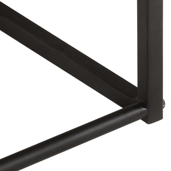 Akazie Garderobe mit Naturkante, 100cm