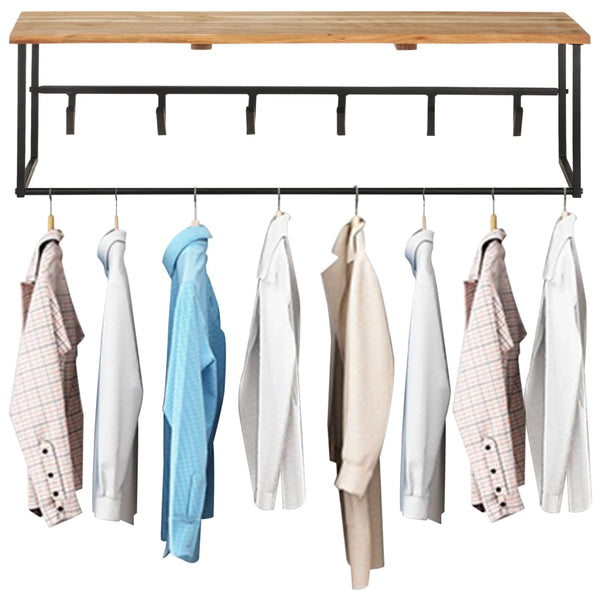 Akazie Garderobe mit Naturkante, 100cm