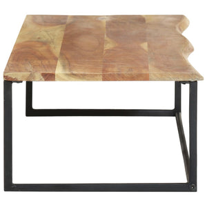 Akazie Garderobe mit Naturkante 100cm