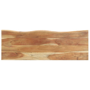 Akazie Garderobe mit Naturkante 100cm