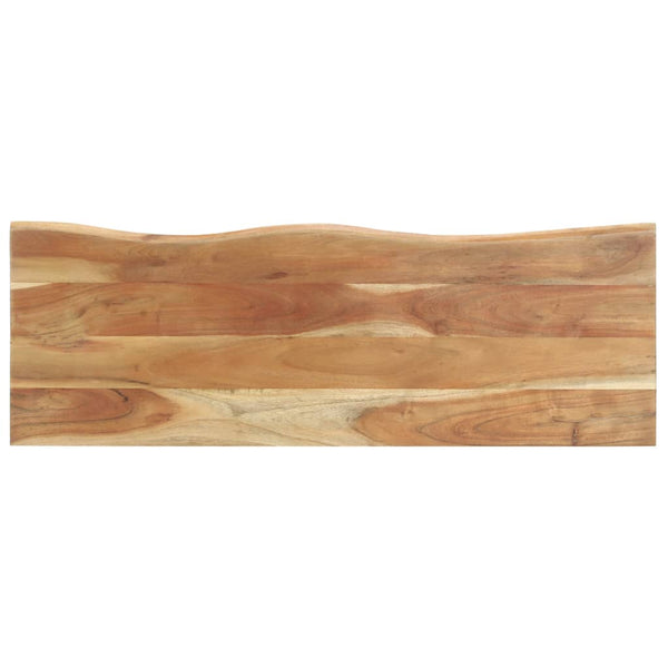 Akazie Garderobe mit Naturkante 100cm