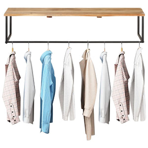 Akazie Garderobe mit Naturkante 100cm