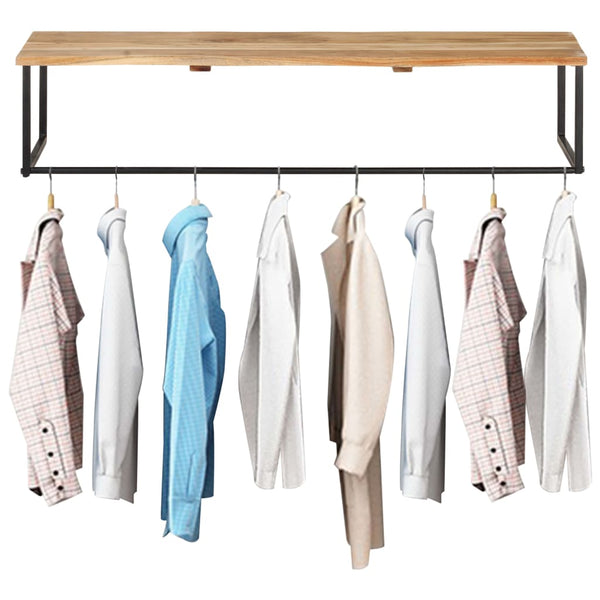 Akazie Garderobe mit Naturkante 100cm