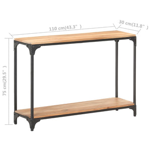 Akazie Konsolentisch, 110cm Massivholz