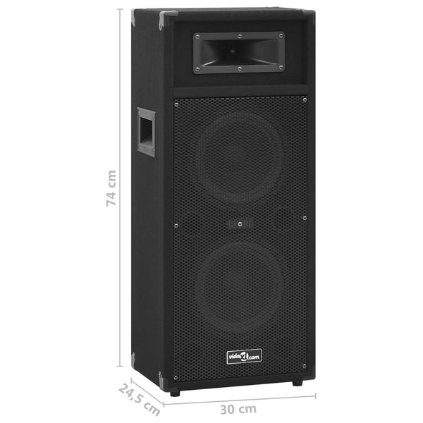 Passive HiFi Bühnenlautsprecher 1000W (2 Stk.)