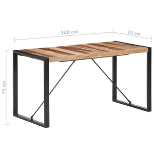 Esstisch Massivholz 140x70 cm
