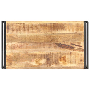 Couchtisch aus rauem Mangoholz, 100 cm