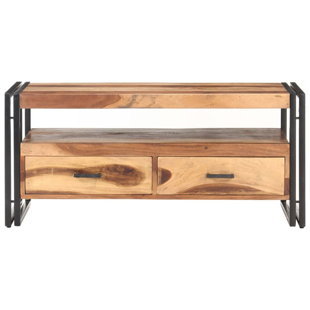 Couchtisch Akazie Massivholz 100x55 cm
