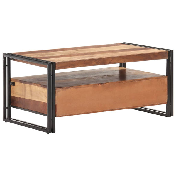 Couchtisch Akazie Massivholz 100x55 cm