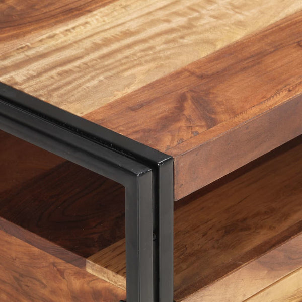 Couchtisch Akazie Massivholz 100x55 cm