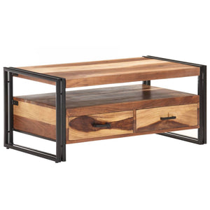 Couchtisch Akazie Massivholz 100x55 cm