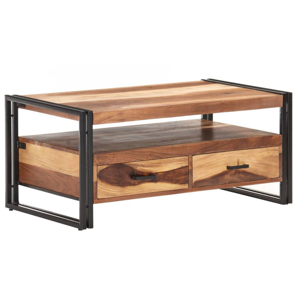 Couchtisch Akazie Massivholz 100x55 cm