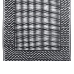 Outdoor-Teppich Grau 80x150 cm PP