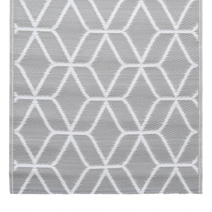 Outdoor-Teppich ARAKIL Grau 160x230 cm PP
