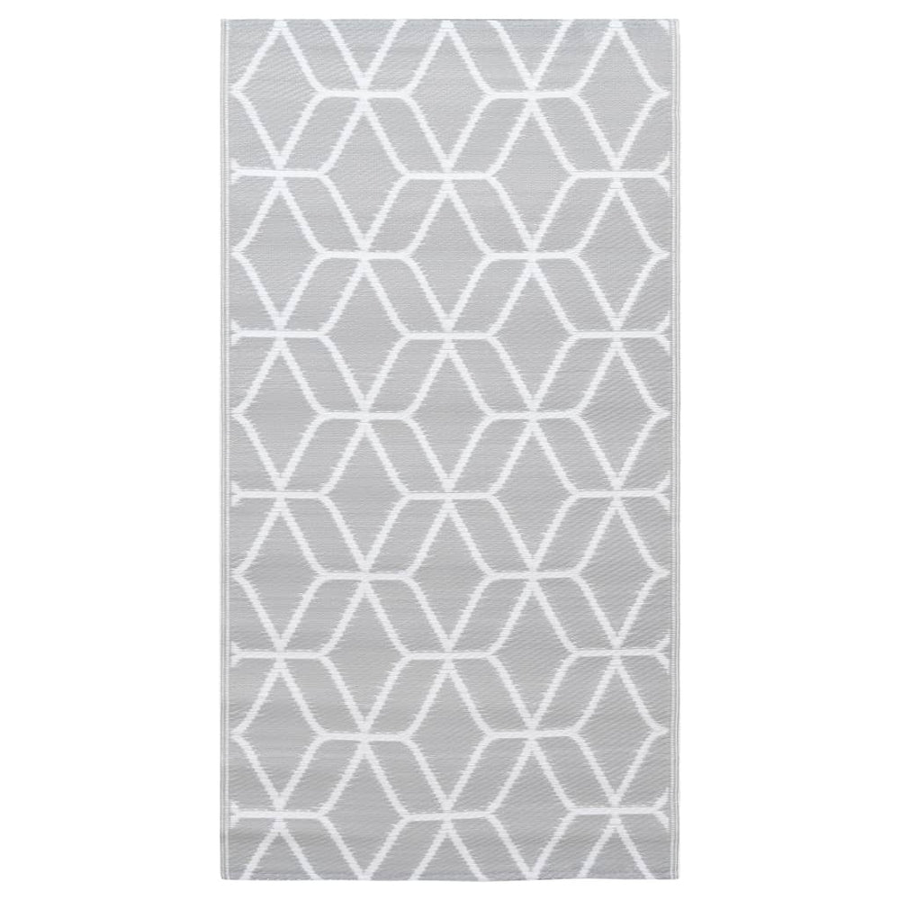 Outdoor-Teppich ARAKIL Grau 190x290 cm PP