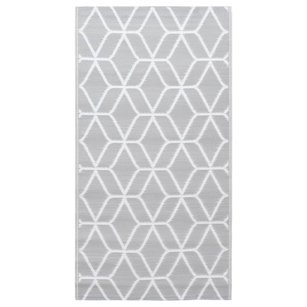 Outdoor-Teppich ARAKIL Grau 190x290 cm PP