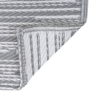 Outdoor-Teppich ARAKIL Grau 120x180 cm PP