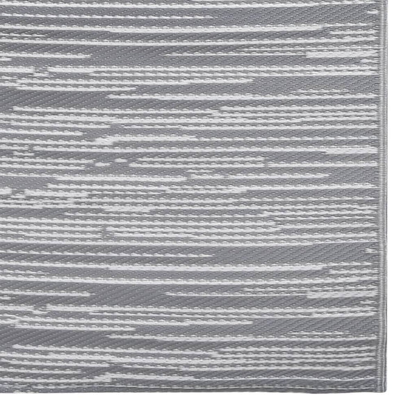 Outdoor-Teppich ARAKIL Grau 190x290 cm PP