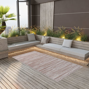 Outdoor-Teppich ARAKIL Braun 80x150 cm PP