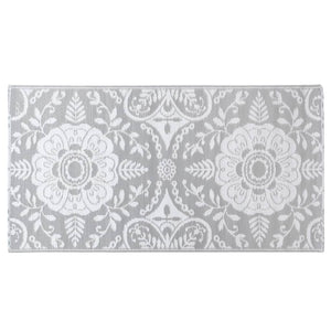 Outdoor-Teppich ARAKIL Hellgrau 80x150 cm PP