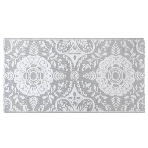 Outdoor-Teppich ARAKIL Hellgrau 80x150 cm PP