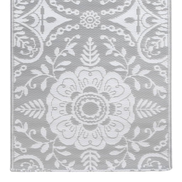 Outdoor-Teppich ARAKIL Hellgrau 80x150 cm PP